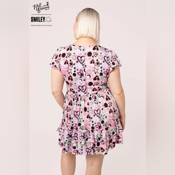 Hell Bunny Smiley Robbie Dress - Picture 7 of 7